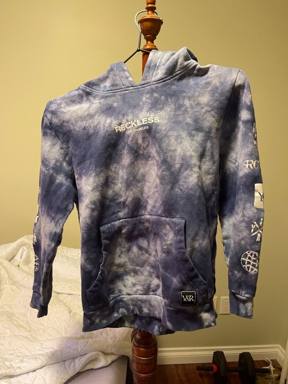 Y&R Hoodie Tie-Dye Blue